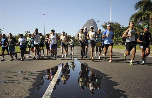 Atletas participam do treinão no Aterro do Flamengo / Foto: Daniel Zappe / FOTOCOM.NET